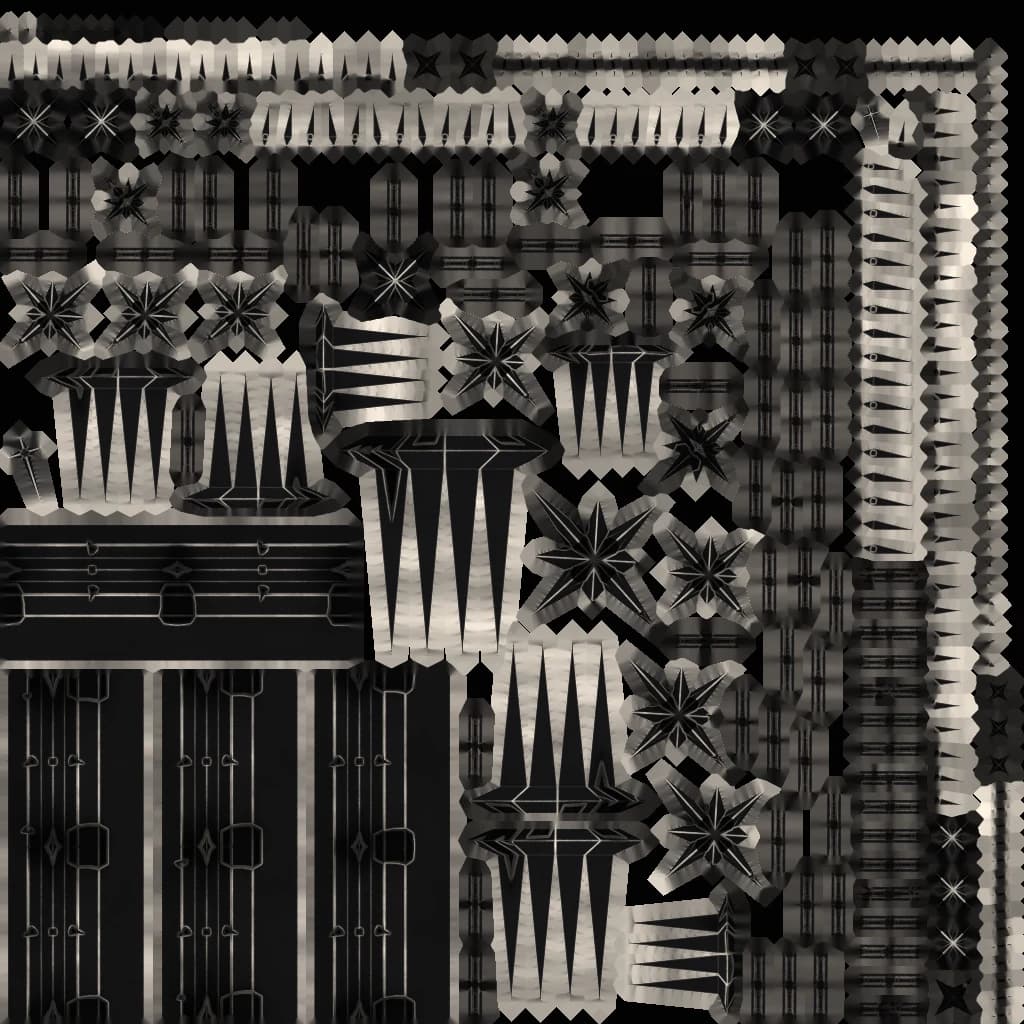 Textura de cor preta da Void Crown